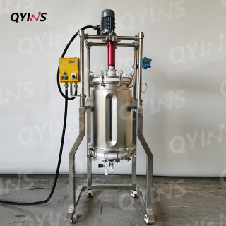 定制四氟釜蓋不銹鋼多肽裂解釜 過濾反應釜  55L
