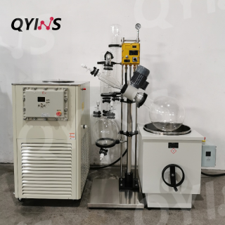 蒸發溶劑雙冷凝防爆手動旋轉蒸發儀20L、50L、100L