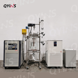 50L防爆雙層玻璃反應釜 冷凝回流